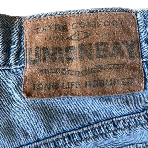 Vintage 90s Y2K Unionbay Men’s Straight Leg Denim Jeans Size 31 - Picture 4 of 12